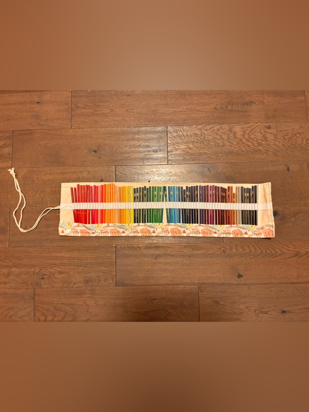 72 Watercolor Pencils Set- Rainbow Assortment French Pencil Roll